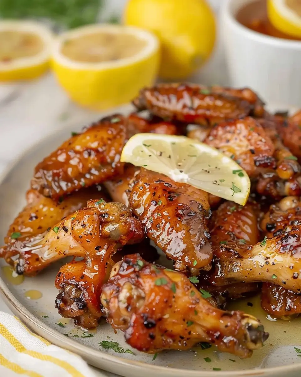 Lemon Pepper Wings with Honey: The Juiciest Homemade Treat