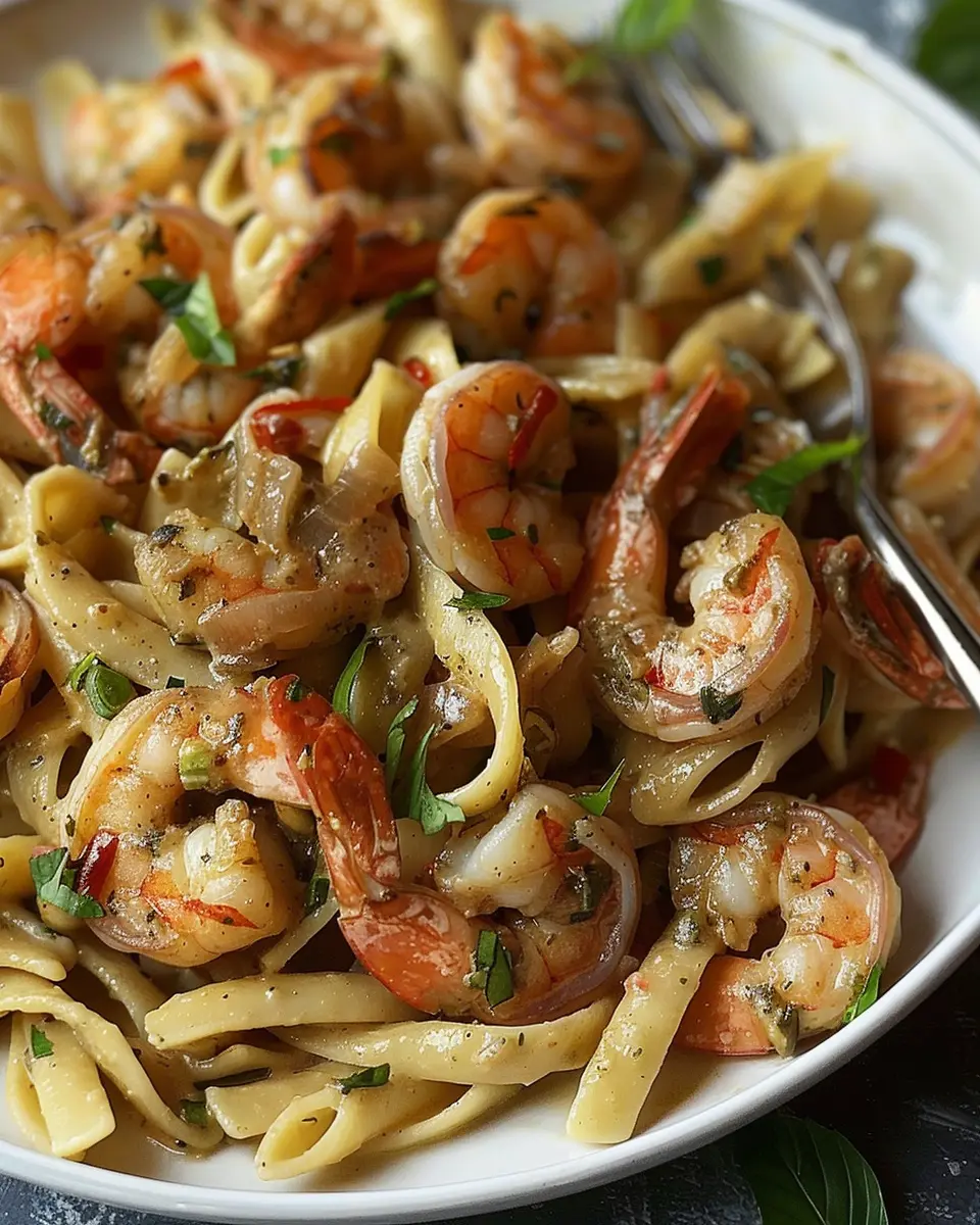 Flavorful Jamaican Shrimp Pasta Recipe: A Hearty Twist with Turkey Bacon