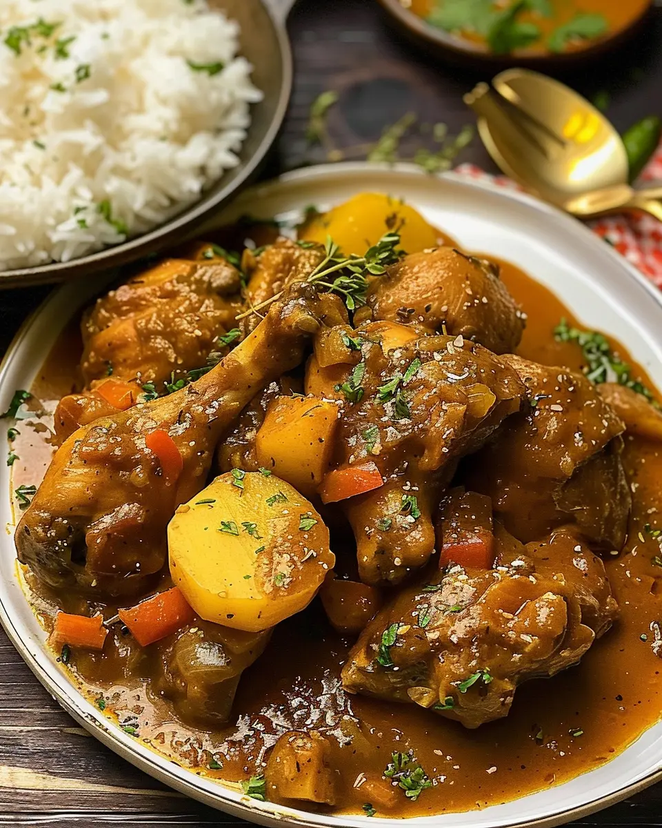 Authentic Jamaican Curry Chicken