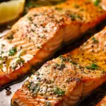 Garlic Butter Baked Salmon Recipe