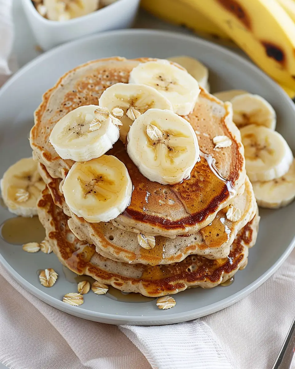 Favorite Banana Oatmeal Pancakes: Easy and Deliciously Fluffy