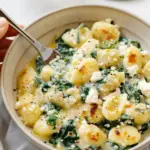 Creamy Gnocchi with Spinach and Feta Recipe