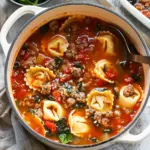 Italian Sausage Tortellini Soup