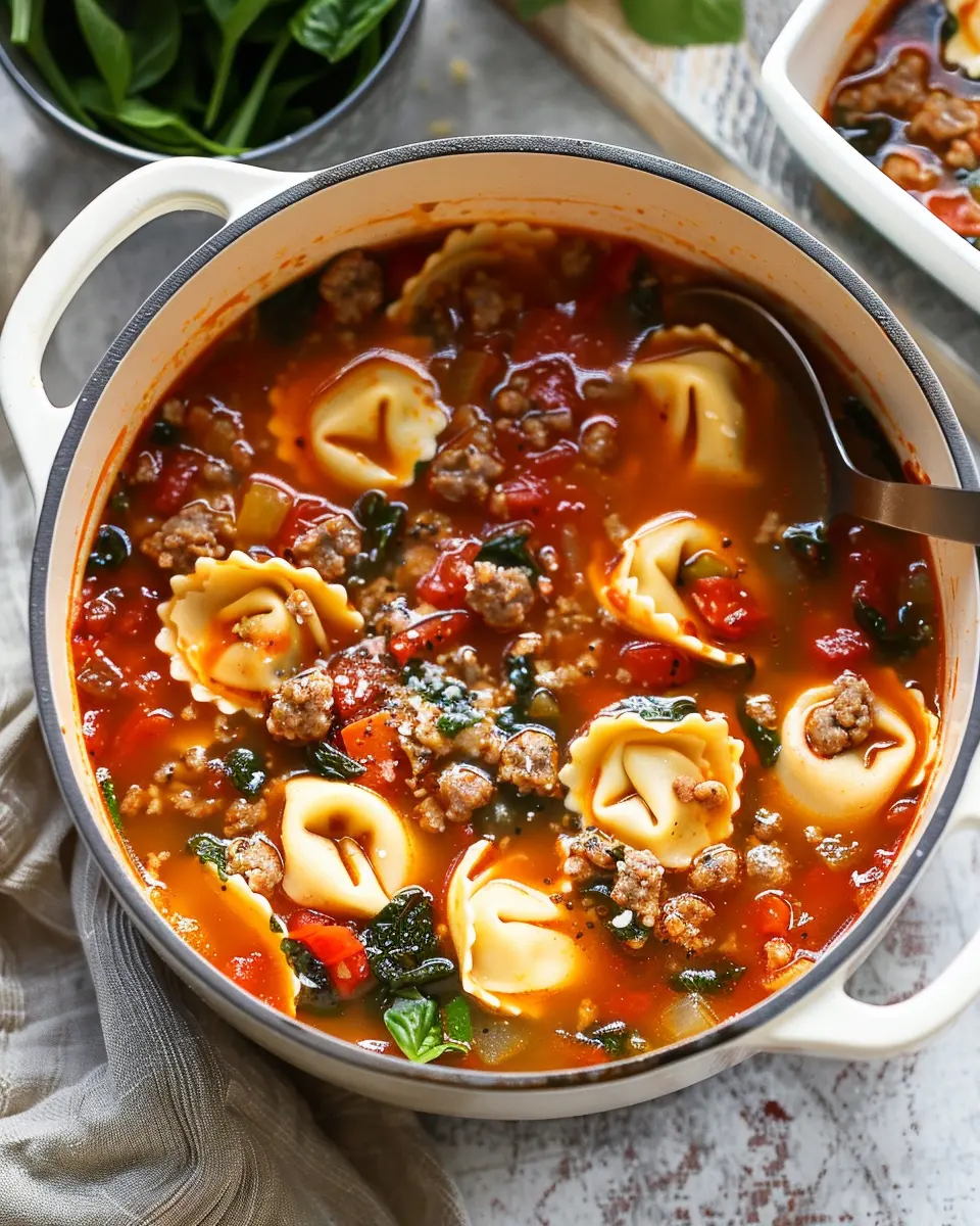 Italian Sausage Tortellini Soup: Easy Comfort Food Delight
