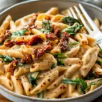 Vegan Creamy Sun Dried Tomato Pasta Recipe