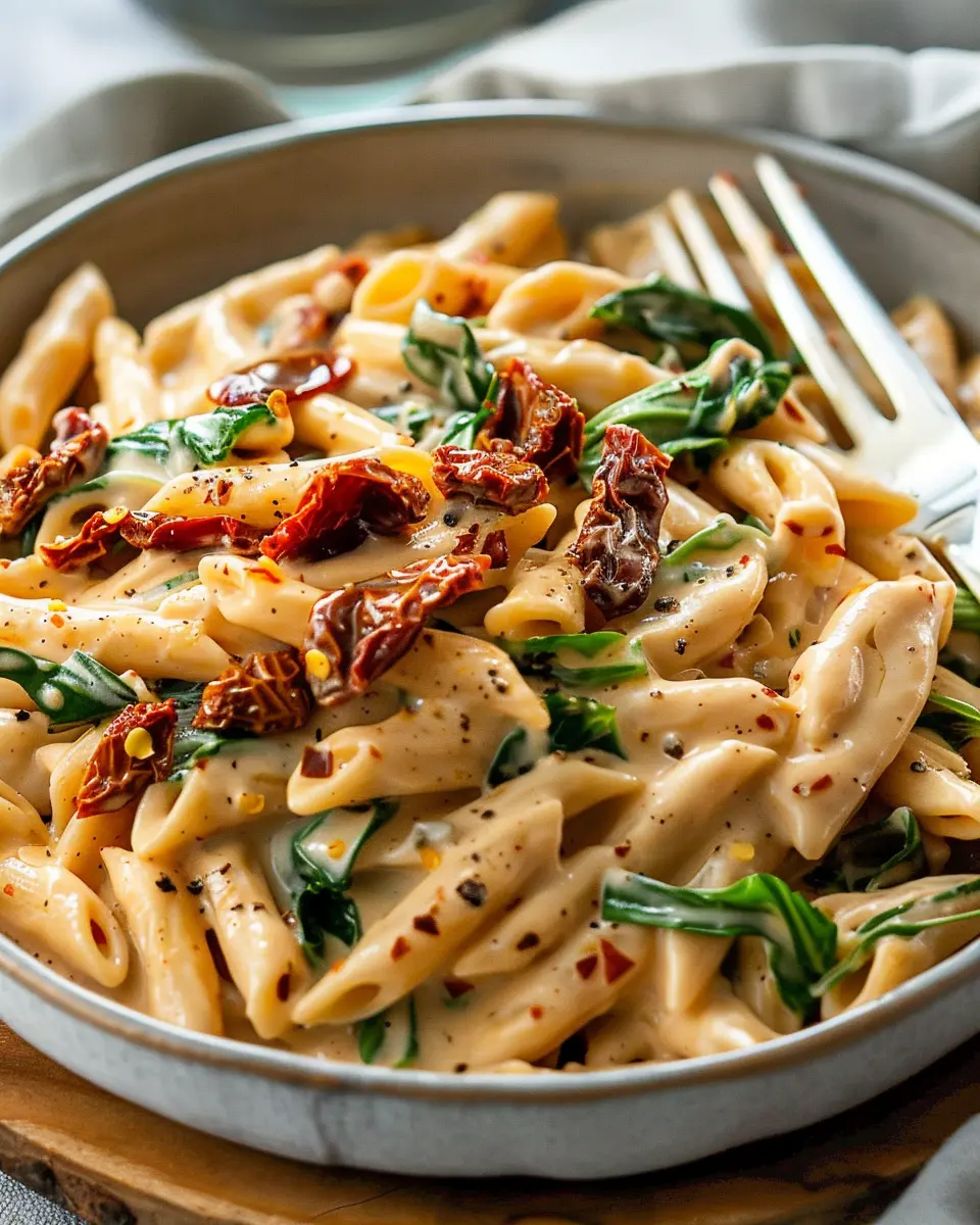 Vegan Creamy Sun Dried Tomato Pasta: The Best Comfort Food Recipe