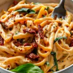 Vegan Creamy Sun Dried Tomato Pasta Recipe