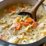 Easy Creamy Chicken Noodle Soup