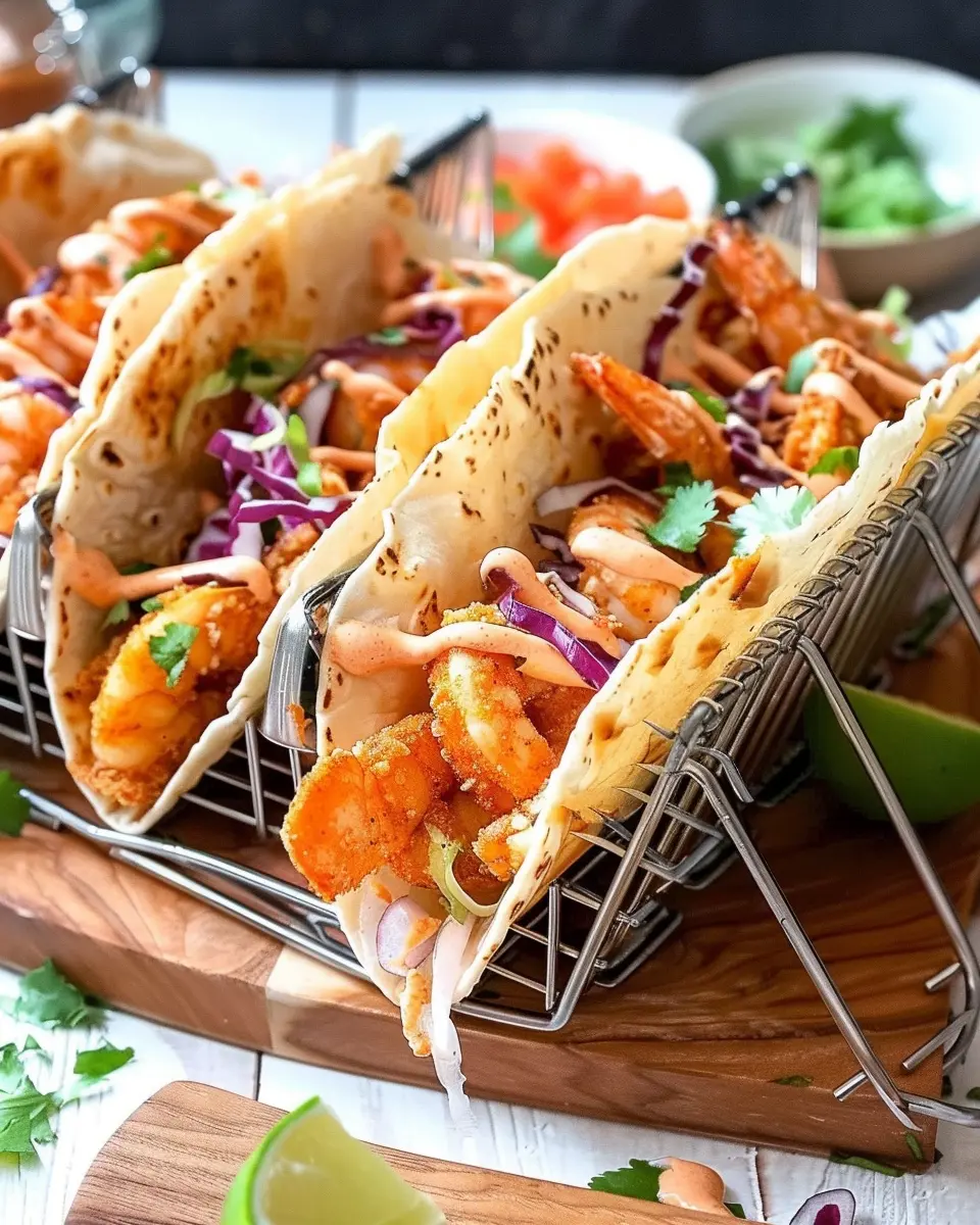 Air Fryer Bang Bang Shrimp Tacos: Easy &amp; Flavor-Packed Delight