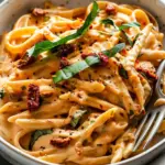 Vegan Creamy Sun Dried Tomato Pasta Recipe