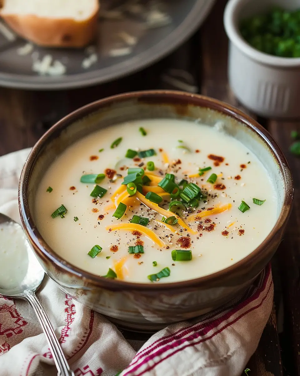 Creamy Potato Soup with Turkey Bacon: Comfort Food at Home