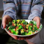 Broccoli With Garlic Sauce & Bacon