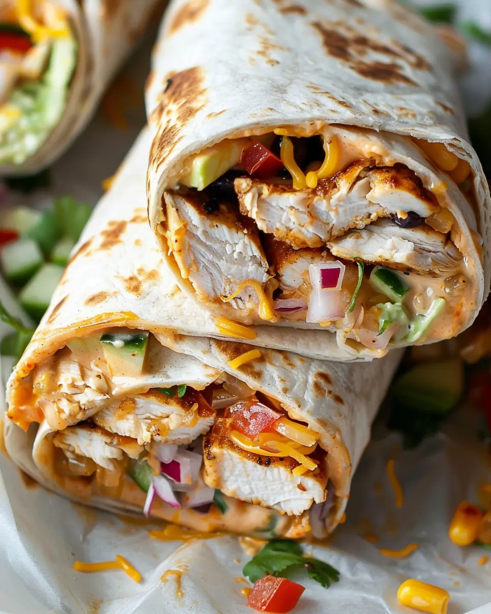 Chipotle Ranch Grilled Chicken Burrito: Easy, Flavor-Packed Delight