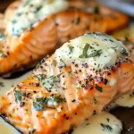 Baked Boursin Salmon