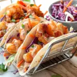 Air Fryer Bang Bang Shrimp Tacos