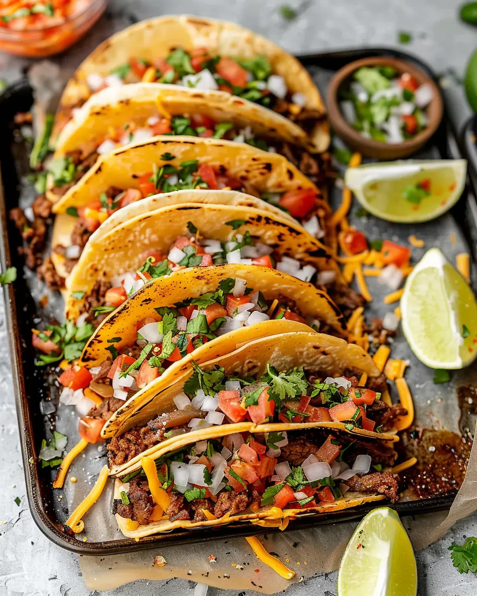 Crispy Baked Beef Tacos: Easy, Flavor-Packed Family Delight