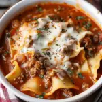 Easy Lasagna Soup No Ricotta