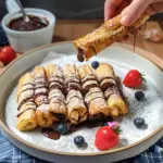 French Toast Rolls mit Nutella