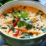 Crockpot Thai Coconut Chicken Soup