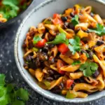 Black Bean Fajita Pasta