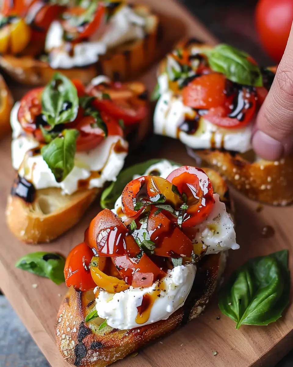 Burrata Bruschetta