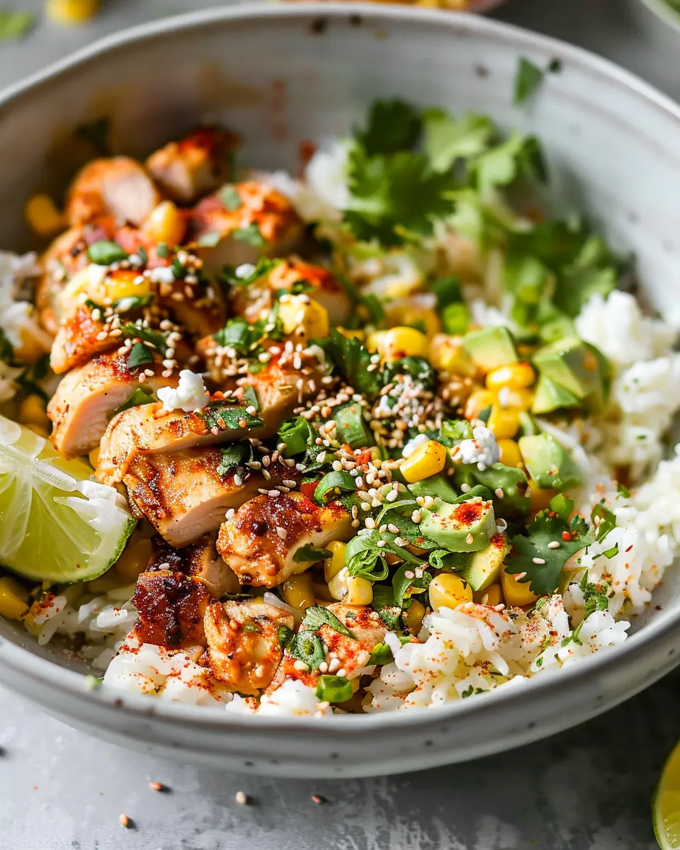 Tasty Street Corn Chicken Bowl: A Juicy Twist on Comfort Food