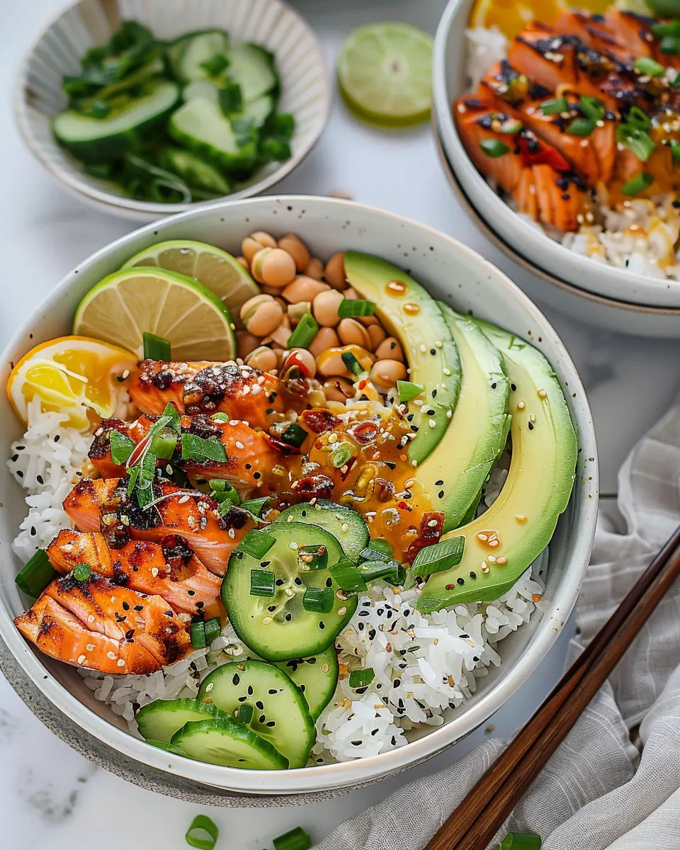 Spicy Salmon Bowls: Easy Coconut Rice for Flavorful Meals
