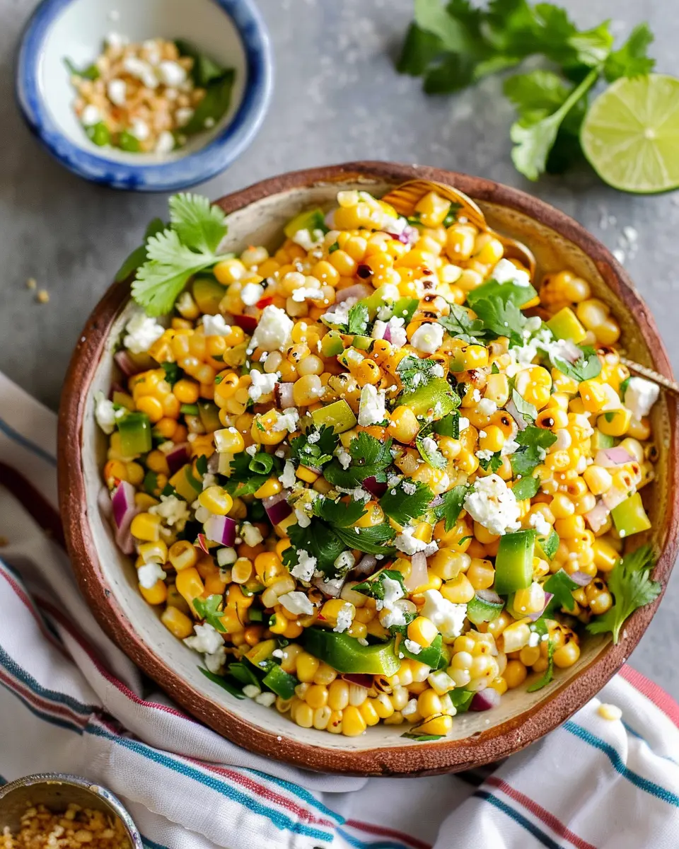 Mexican Street Corn Salad: A Fresh and Easy Twist with Turkey Bacon