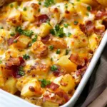 Loaded Chicken and Potato Casserole