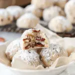 Buttery Pecan Snowball Cookies