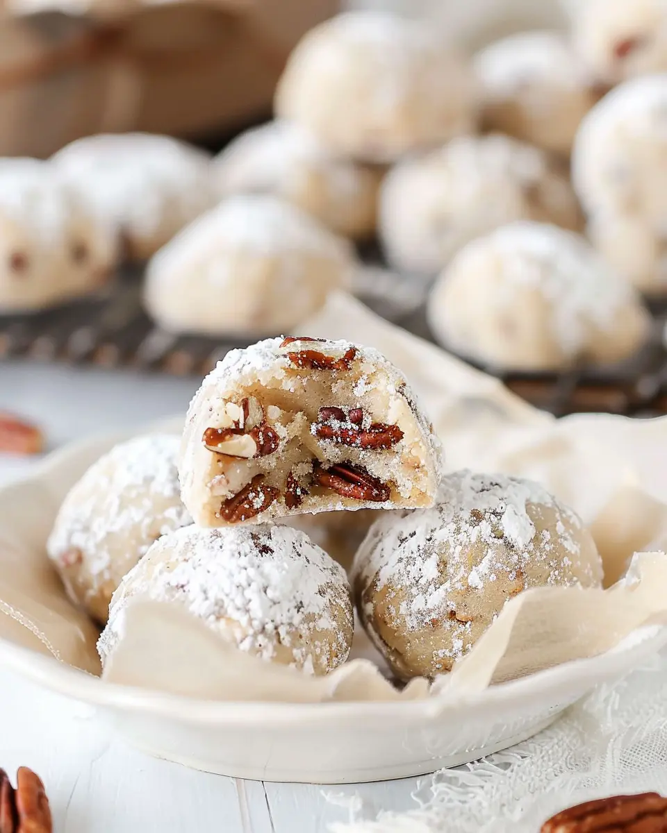 Buttery Pecan Snowball Cookies: The Best Indulgent Treats at Home
