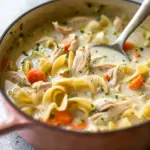 Easy Creamy Chicken Noodle Soup