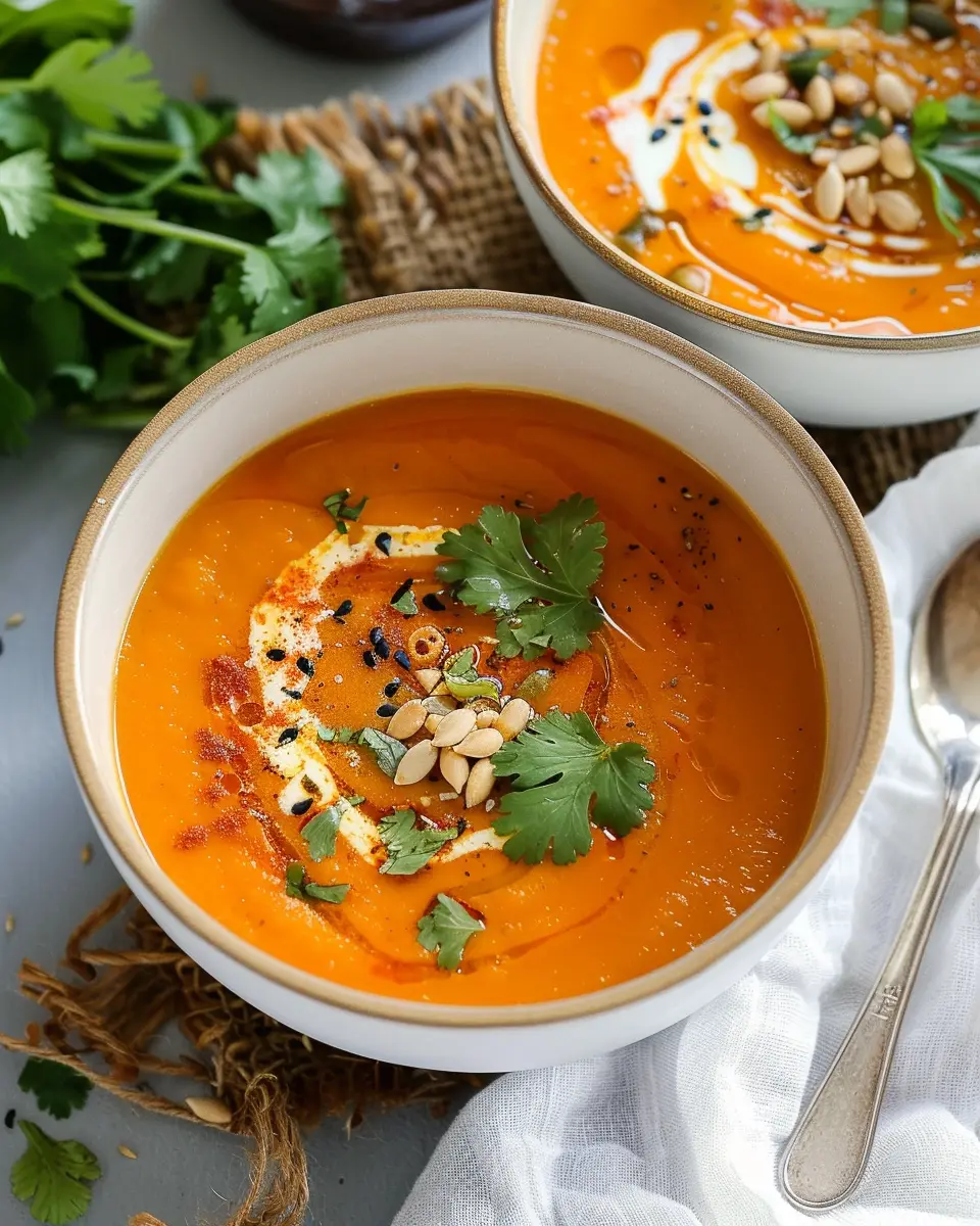 Spicy Butternut Squash Sweet Potato Soup: A Cozy Comfort Bowl