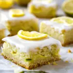 Delicious Lemon Zucchini Bars with Glaze