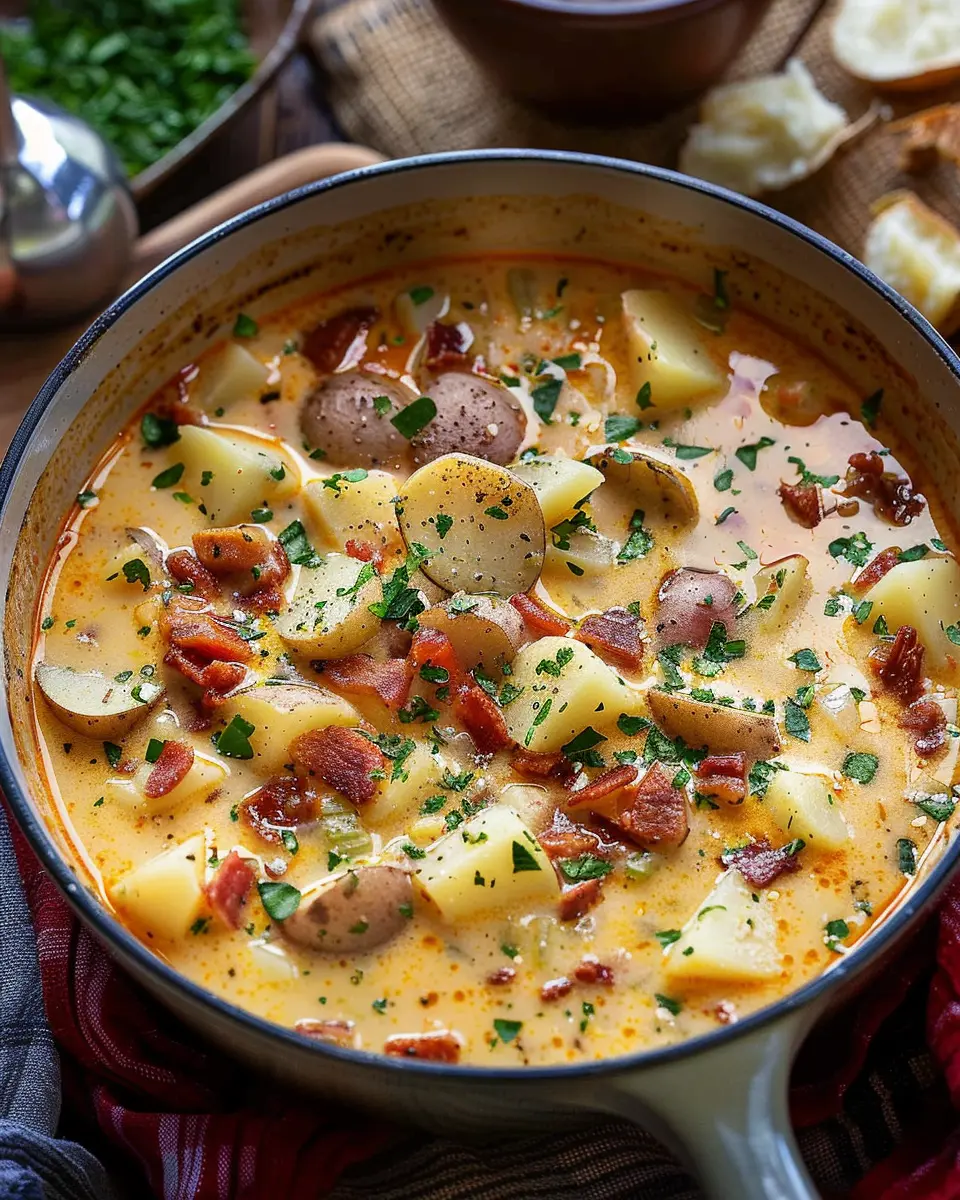 Cajun Potato Soup: A Comforting Turkey Bacon Delight for All
