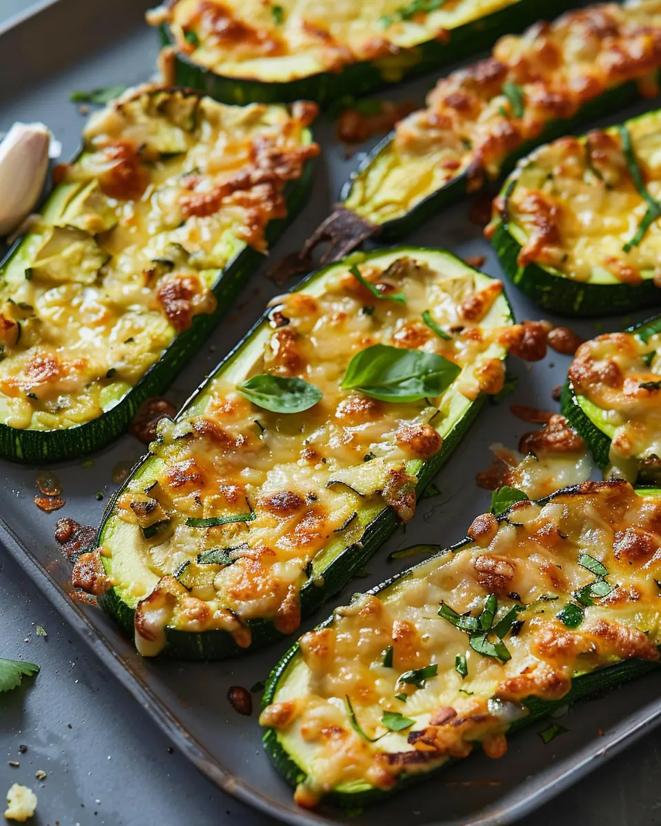 Cheesy Garlic Zucchini Steaks: Irresistibly Easy to Make at Home