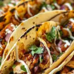 Garlic Butter Honey BBQ Chicken Tacos