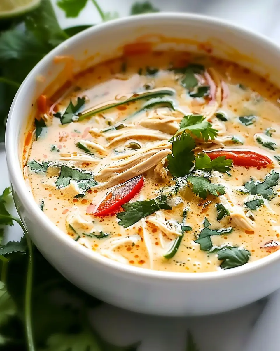 Crockpot Thai Coconut Chicken Soup: Easy Comfort in a Bowl