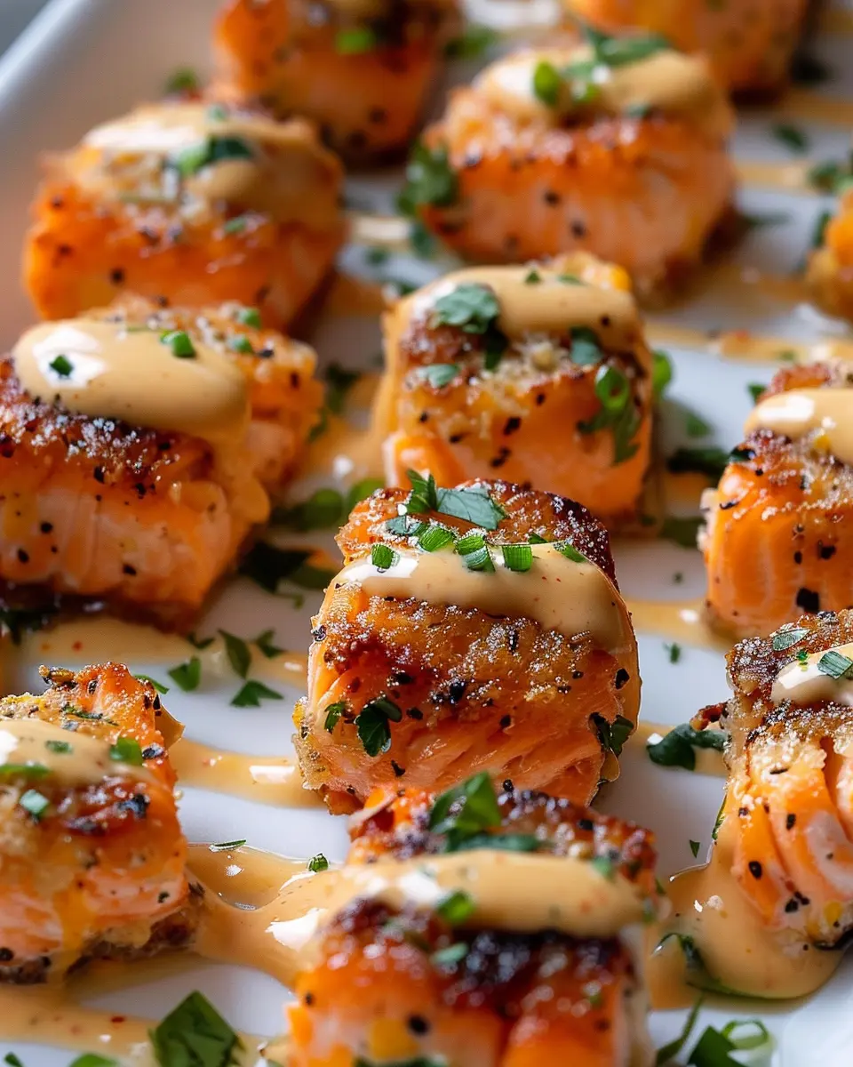 Crispy Bang Bang Salmon Bites: Easy Appetizer for Home Chefs