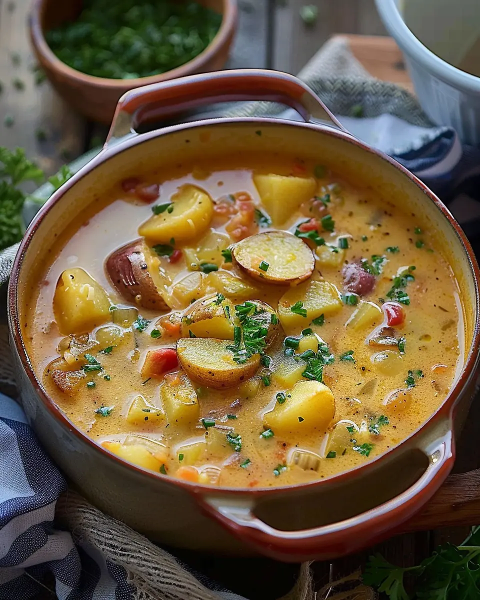 Cajun Potato Soup: Easy Comfort Food with Turkey Bacon and Chicken Ham