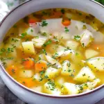 Comforting Chicken Soup with Potatoes