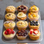 Easy Pancake Muffins with Six Flavors