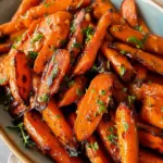 Maple Dijon Roasted Carrots