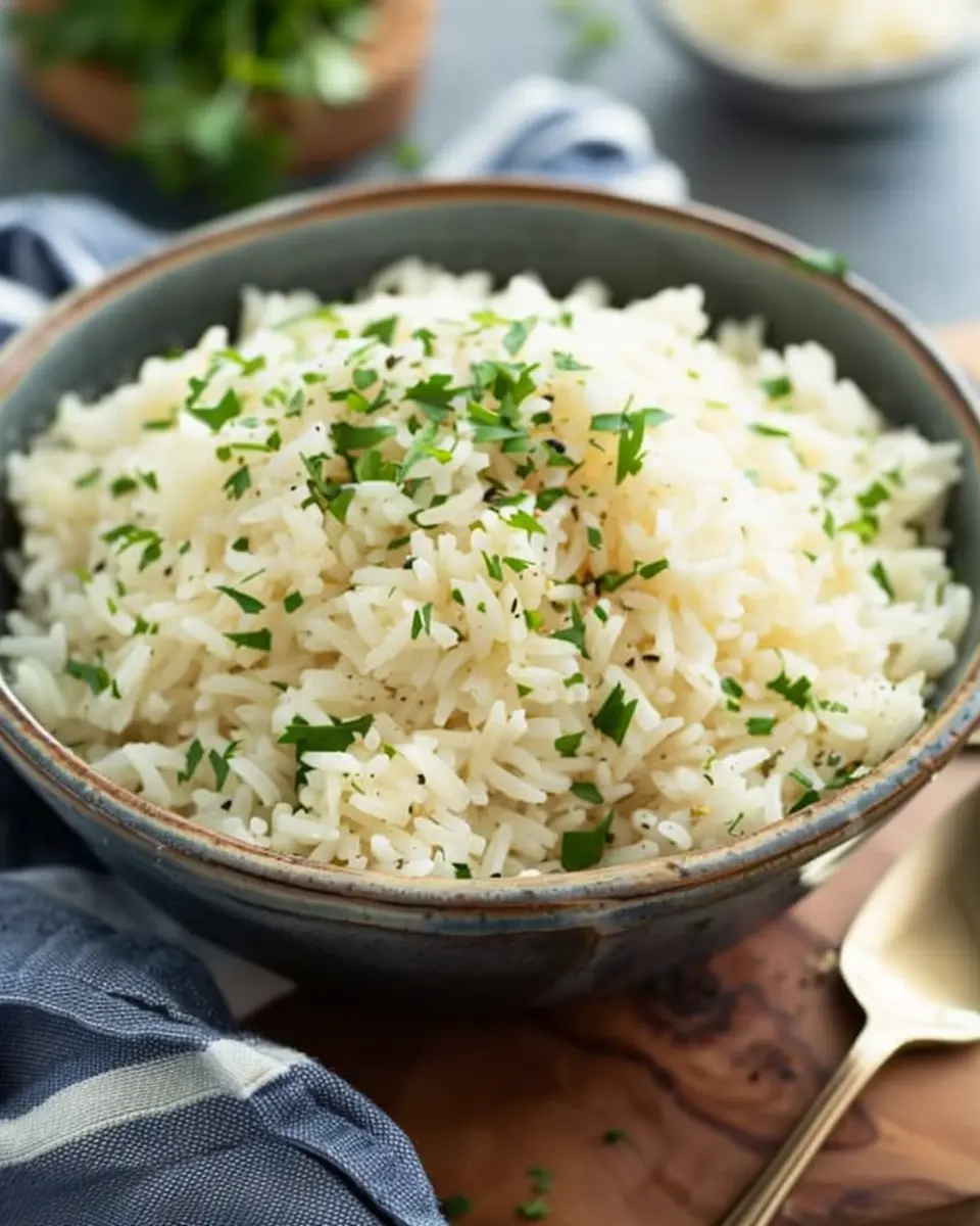 Garlic Butter Rice: Easy Comfort Food with Turkey Bacon Treats
