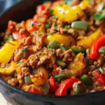 Ground Turkey and Peppers