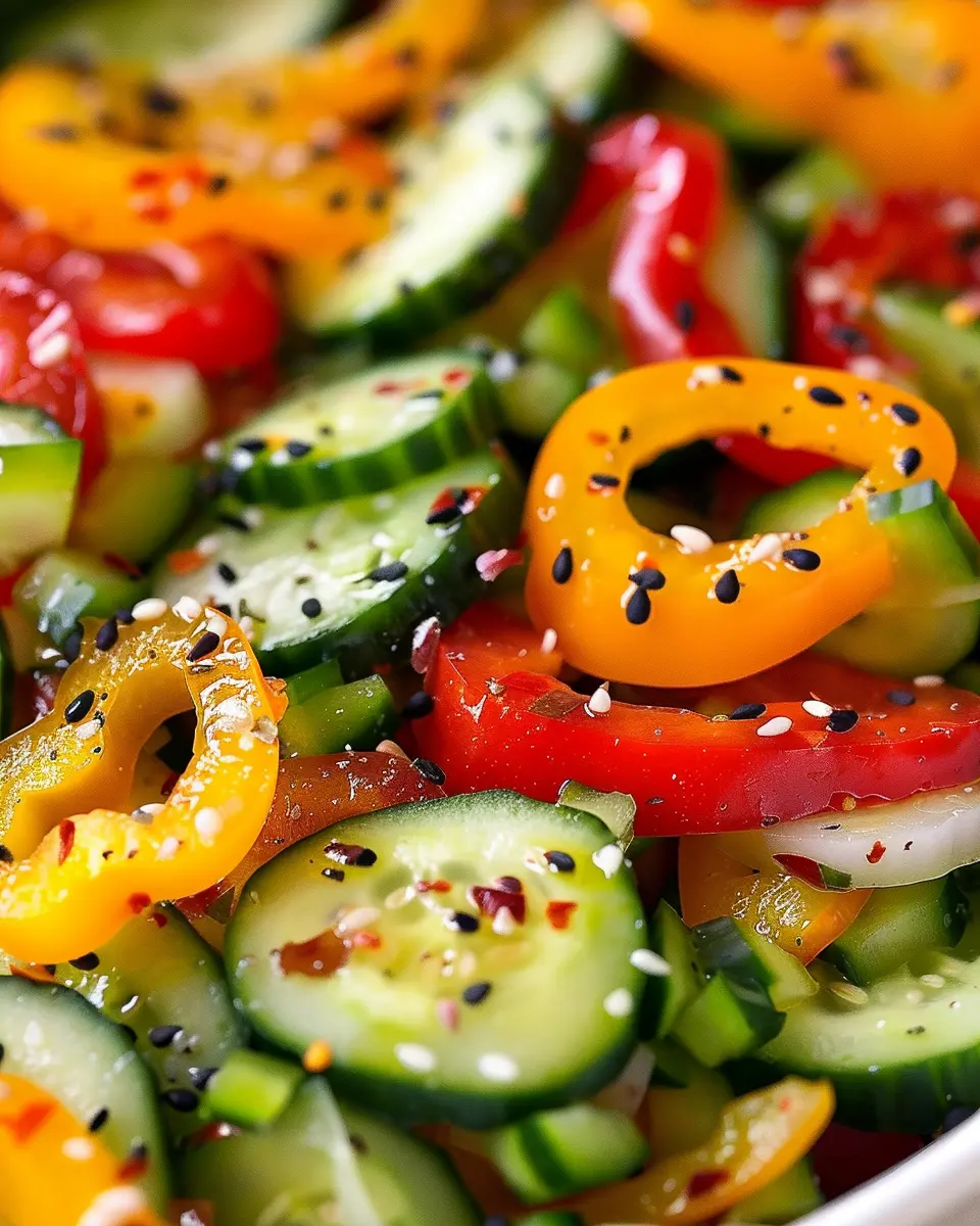 Cucumber Sweet Pepper Salad: A Refreshing Twist for Every Meal