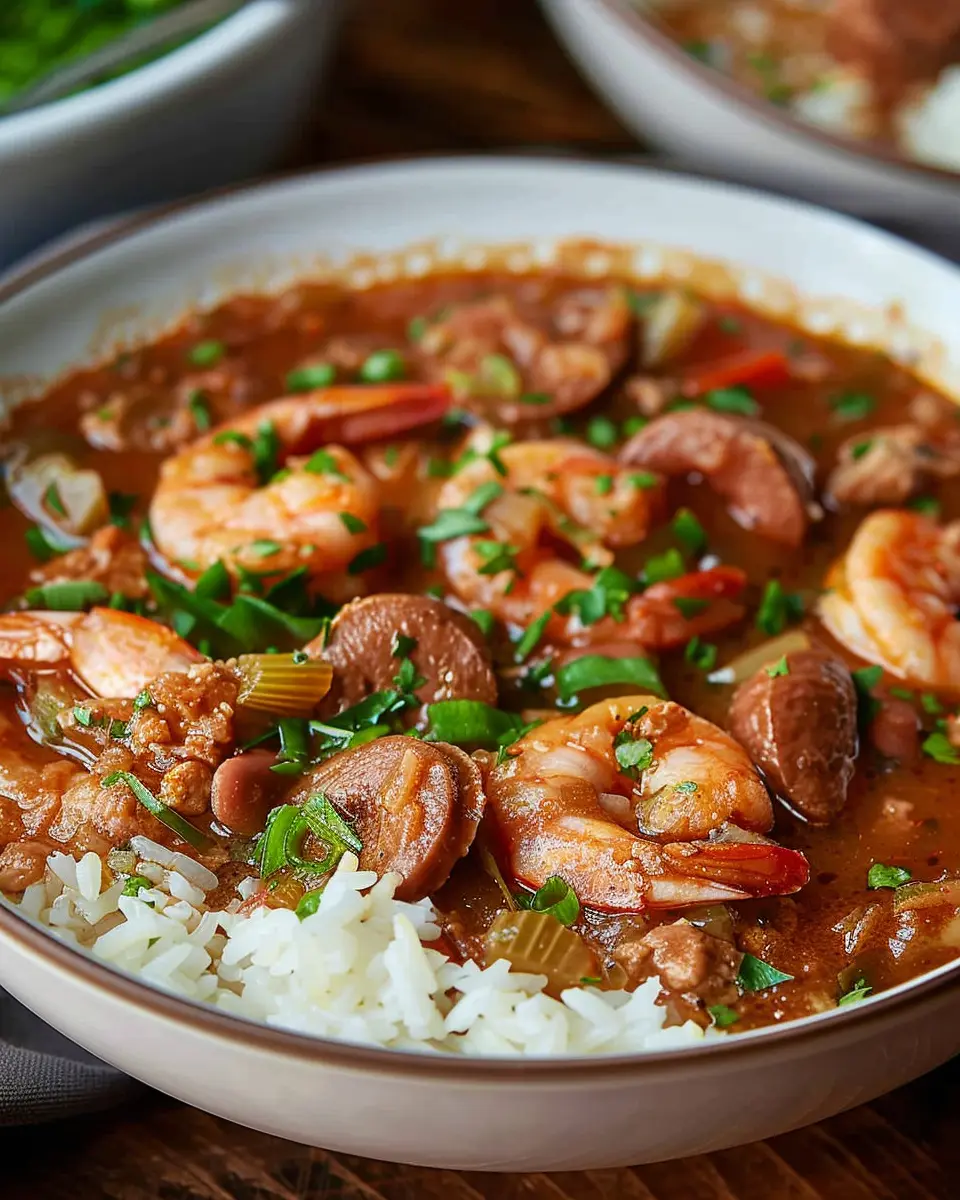 Gumbo Recipe: Indulgent Southern Comfort with Turkey Bacon &amp; Chicken Ham