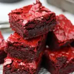 Best Homemade Red Velvet Brownies