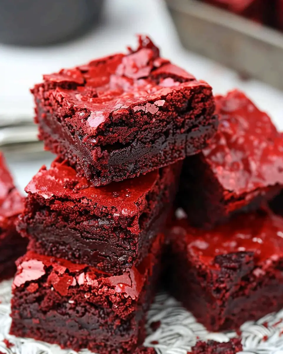Best Homemade Red Velvet Brownies: Indulgent &amp; Easy to Make