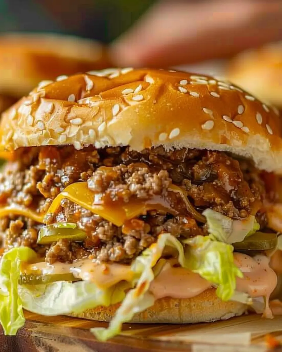 Big Mac Sloppy Joes with Turkey Bacon: A Juicy Twist on Comfort Food